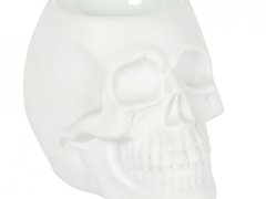 Lampa aromaterapie Craniu Alb 13 cm